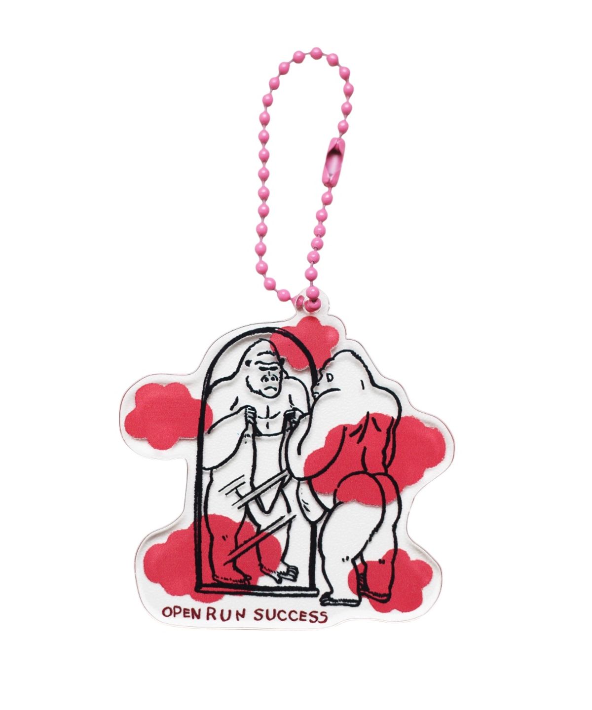 따따따와(WWWY) [WWWY] 고릴라 드로잉 아크릴 키링 (4 designs)