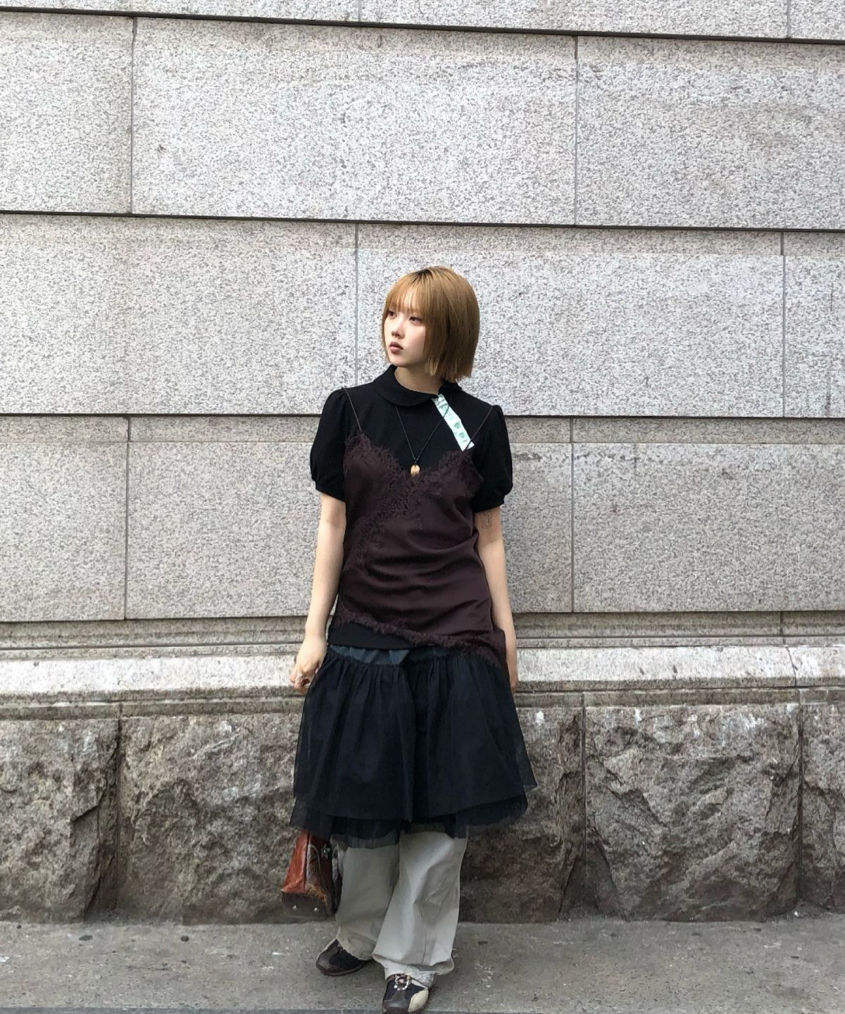 유얼쎄시(YOUR SASSY) Smooth Puff Polo (BLACK)