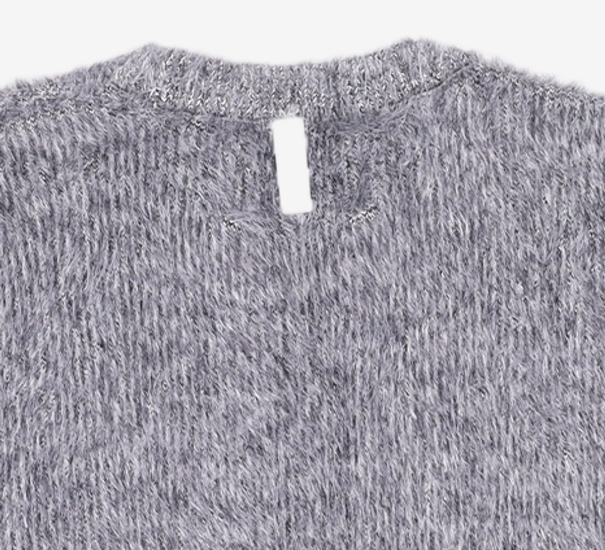 노매뉴얼(NOMANUAL) (시그니처종료)CROPPED HAIRY KNIT - 5 COLOR M