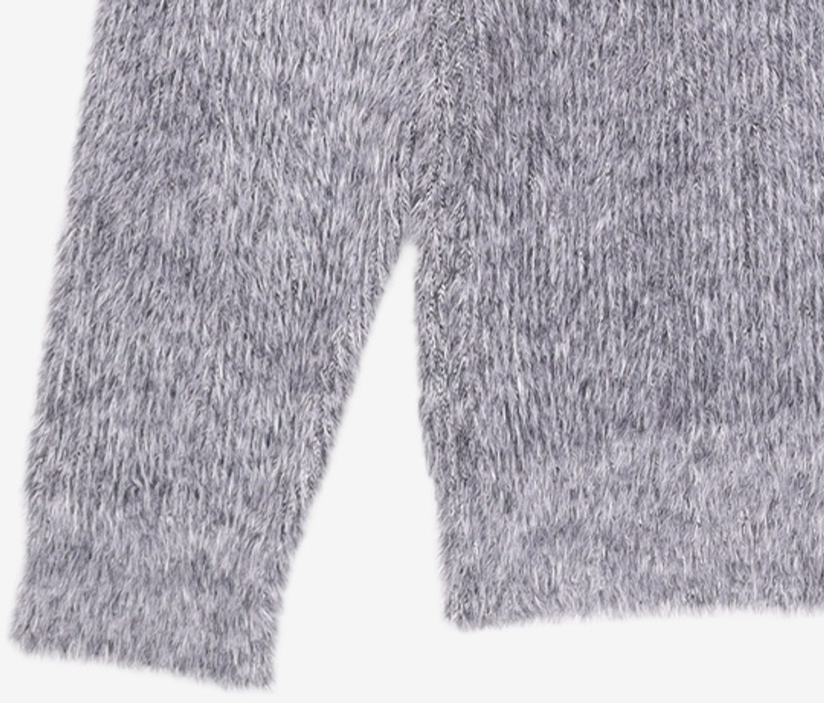 노매뉴얼(NOMANUAL) (시그니처종료)CROPPED HAIRY KNIT - 5 COLOR M