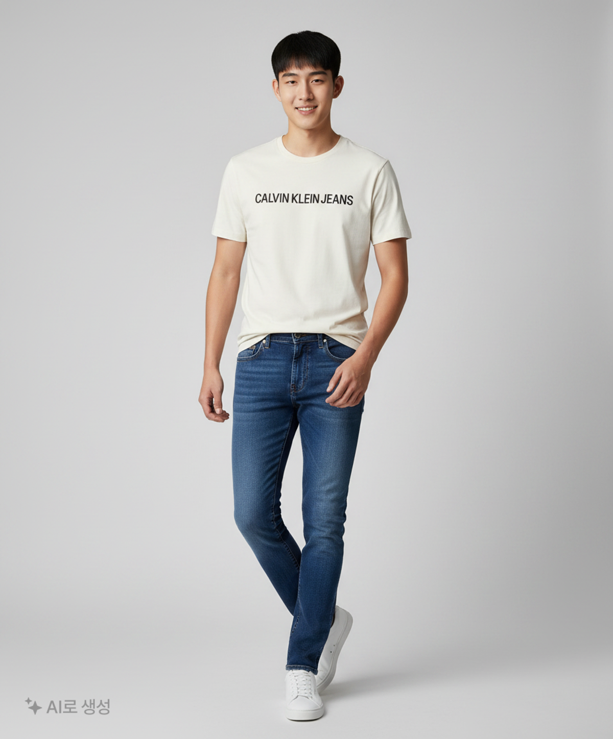 캘빈클라인 진(CALVIN KLEIN JEANS) 반소매 티셔츠 XL