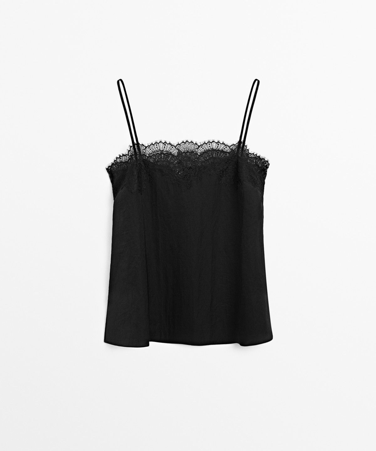 마시모두띠(MASSIMO DUTTI) 레이스 캐미솔 탑