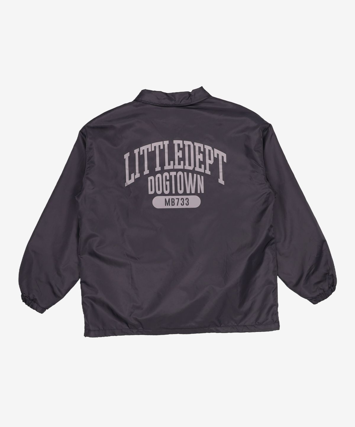리틀뎁(LITTLE DEPT) 로고 트러커 코치 자켓 Black XL