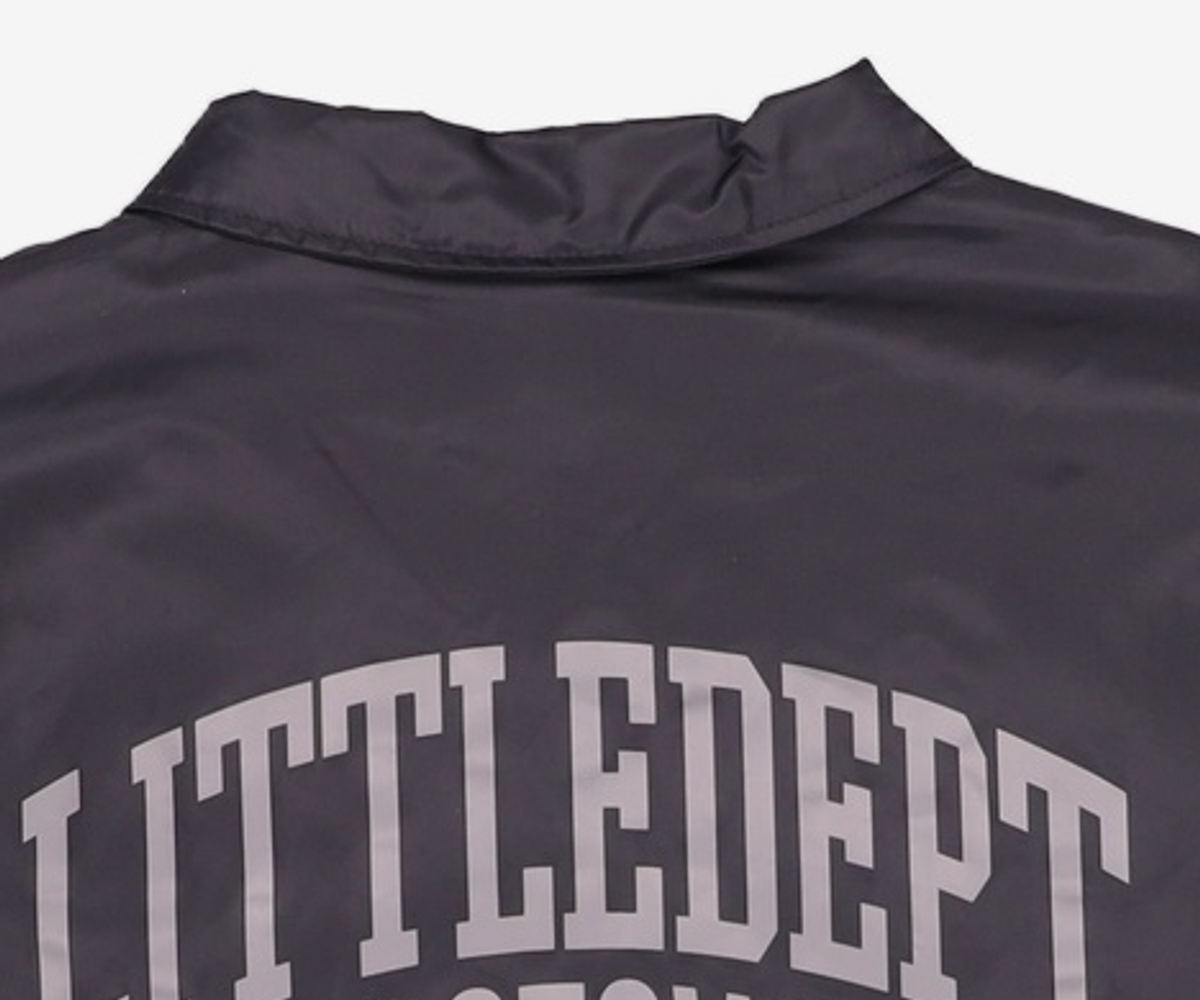 리틀뎁(LITTLE DEPT) 로고 트러커 코치 자켓 Black XL