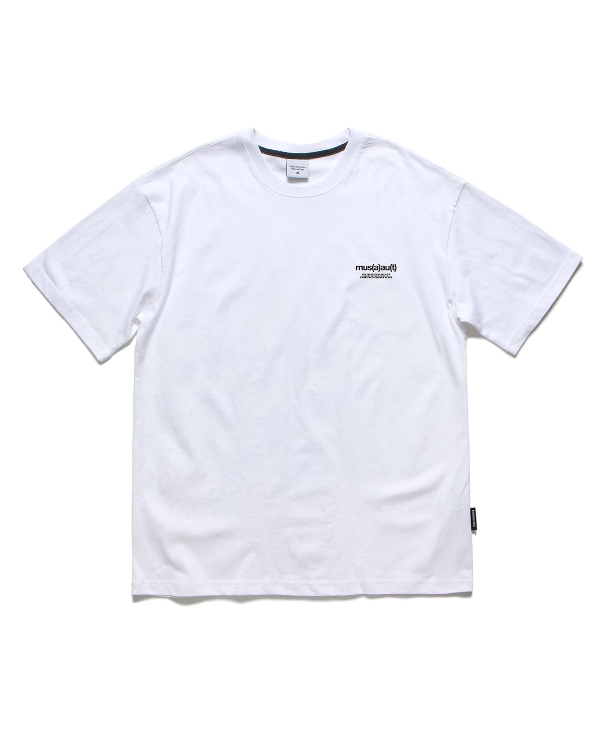 앱놀머씽(ABNORMALTHING) AT 오버핏 티셔츠 블랙 (AT T-SHIRT BLACK)
