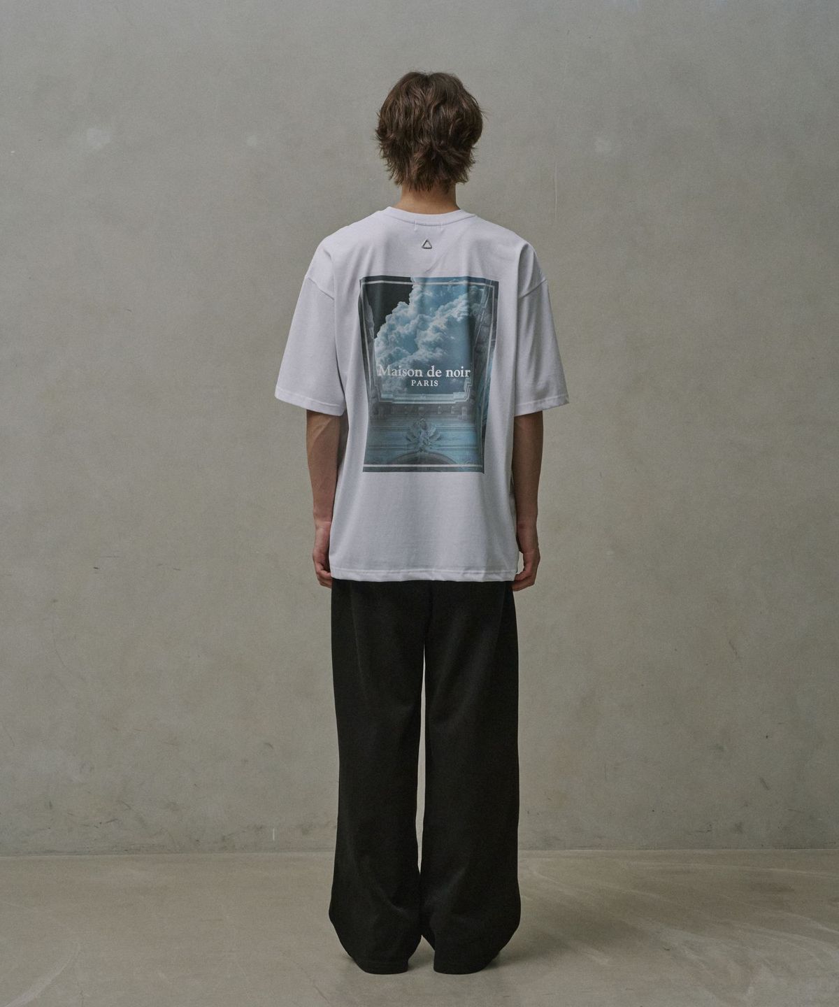 메종 드 누아(MAISON DE NOIR) AZUR T-SHIRT WHITE