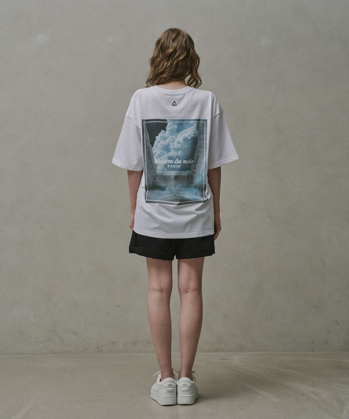 메종 드 누아(MAISON DE NOIR) AZUR T-SHIRT WHITE