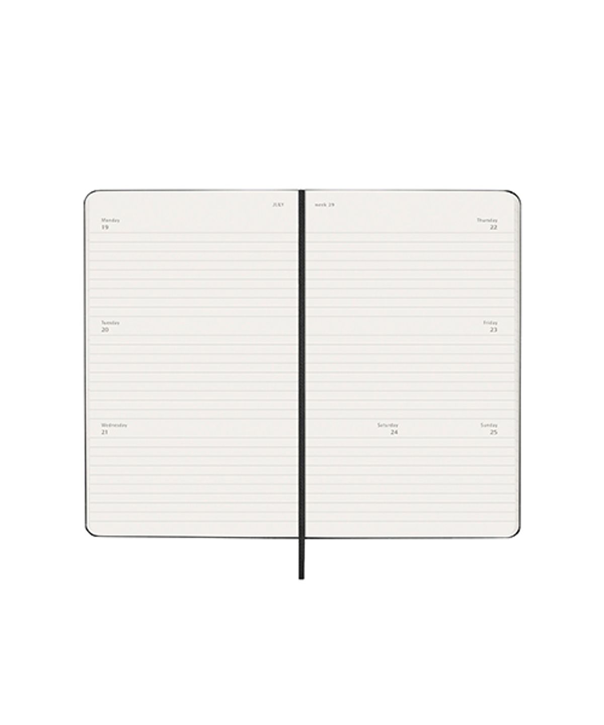 몰스킨(MOLESKINE) 2027위클리(18M가로형)/블랙 하드 L