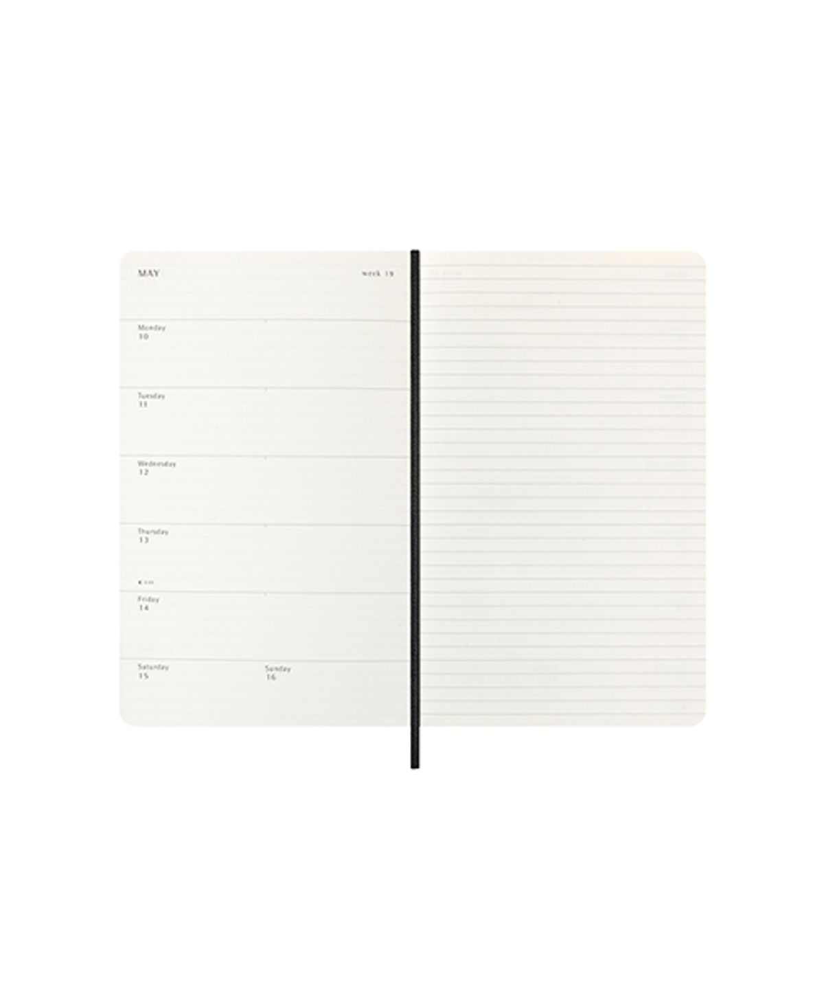몰스킨(MOLESKINE) 2027위클리(18M)/블랙 소프트 L