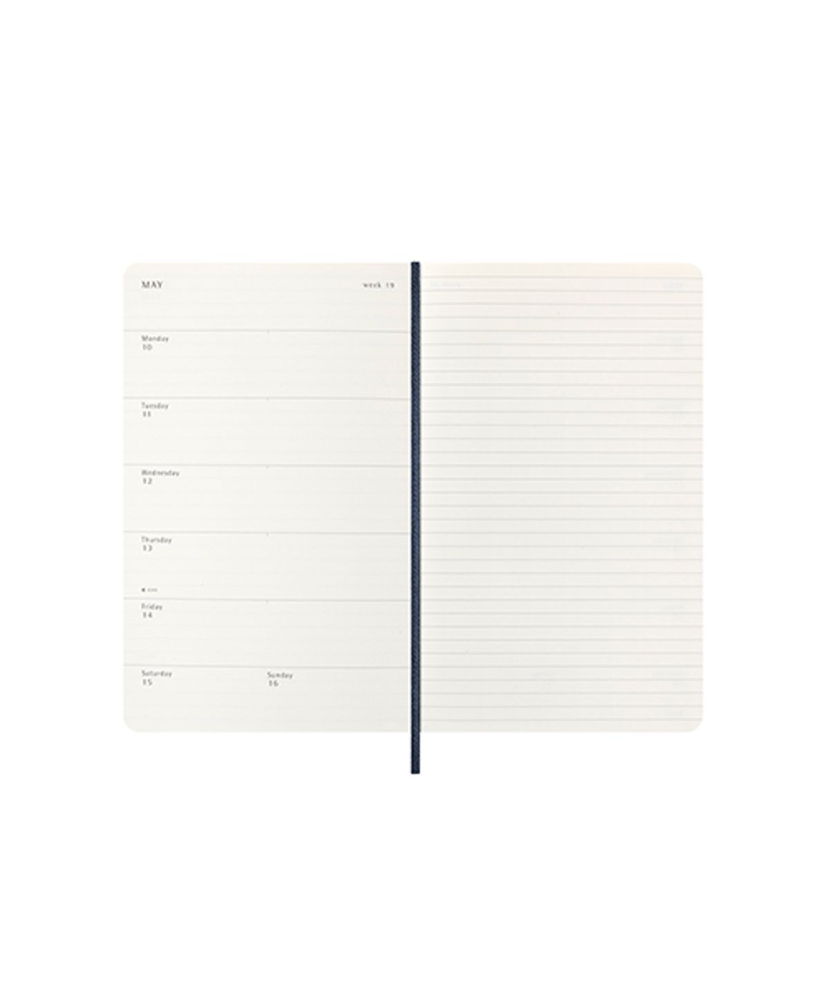 몰스킨(MOLESKINE) 2027위클리(18M)/사파이어블루 소프트 L