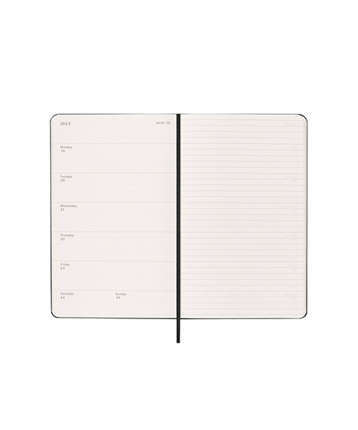 몰스킨(MOLESKINE) 2027위클리(18M)/블랙 하드 L