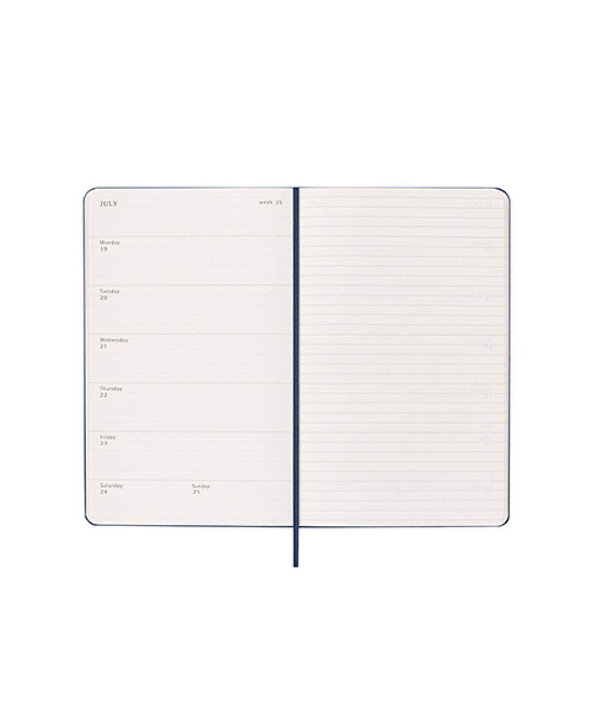 몰스킨(MOLESKINE) 2027위클리(18M)/사파이어블루 하드 L