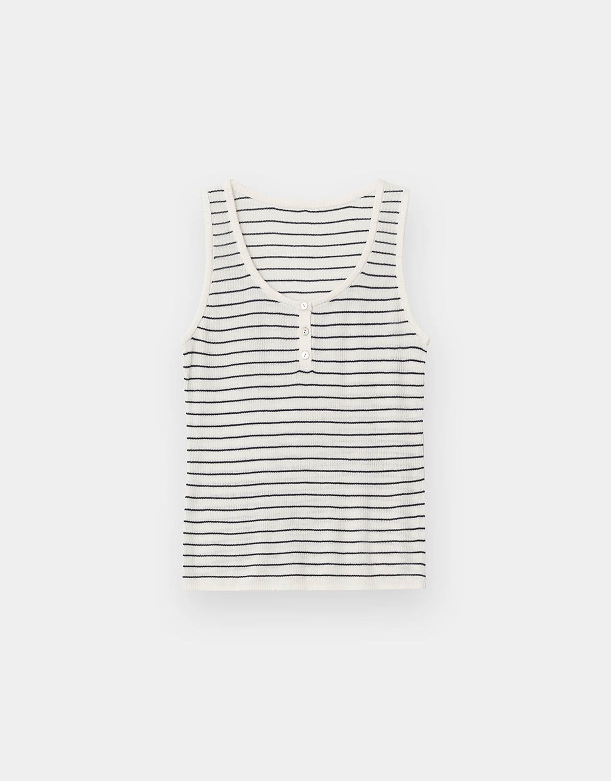 지오다노(GIORDANO) 14gg 린넨 헨리넥 슬리브리스 니트 스웨터 356537 [6color]
