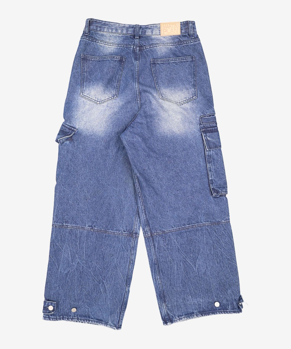 마틴플랜(MARTIN PLAN) Honest Cargo Washing Denim - D.BLUE 105