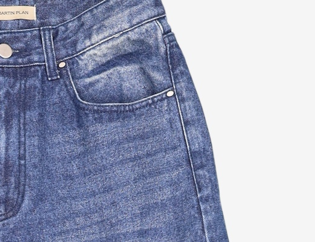 마틴플랜(MARTIN PLAN) Honest Cargo Washing Denim - D.BLUE 105