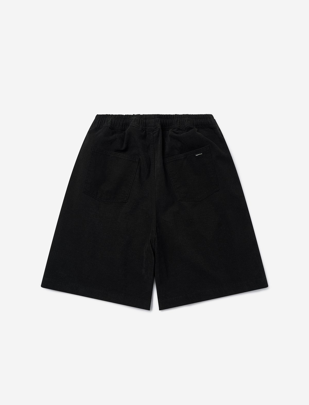 플랫웨이브 인 서울(FLATWAVE IN SEOUL) Kanoa Wide Cotton Banding Shorts Black