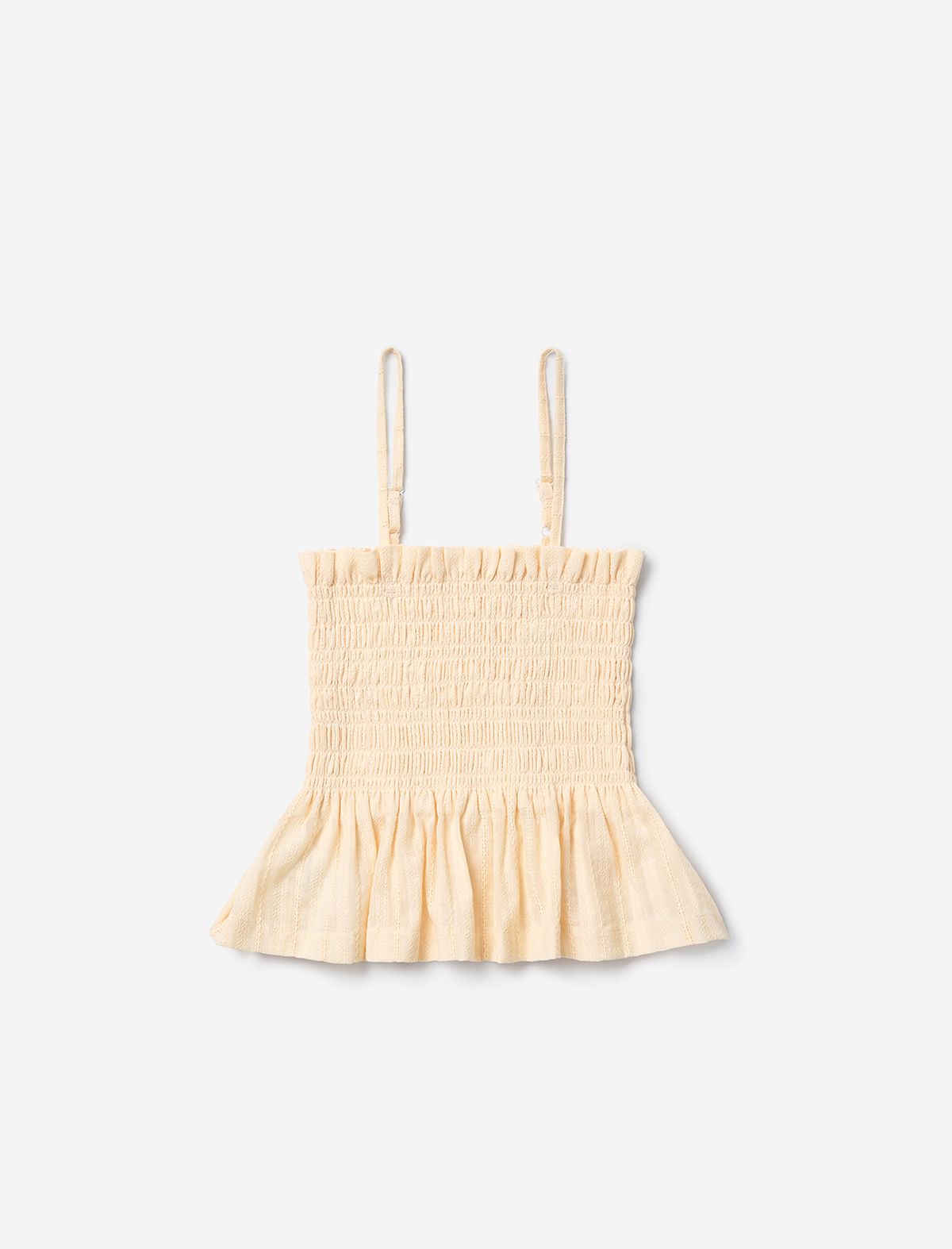 플랫웨이브 인 서울(FLATWAVE IN SEOUL) Lani Smoked Sleeveless Buttter Cream