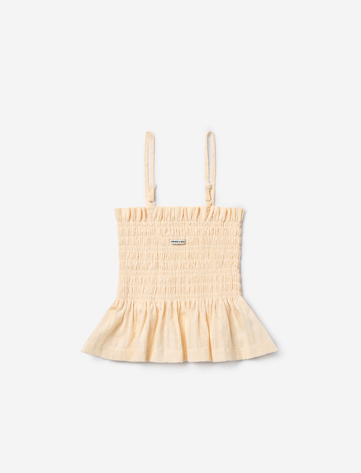 플랫웨이브 인 서울(FLATWAVE IN SEOUL) Lani Smoked Sleeveless Buttter Cream