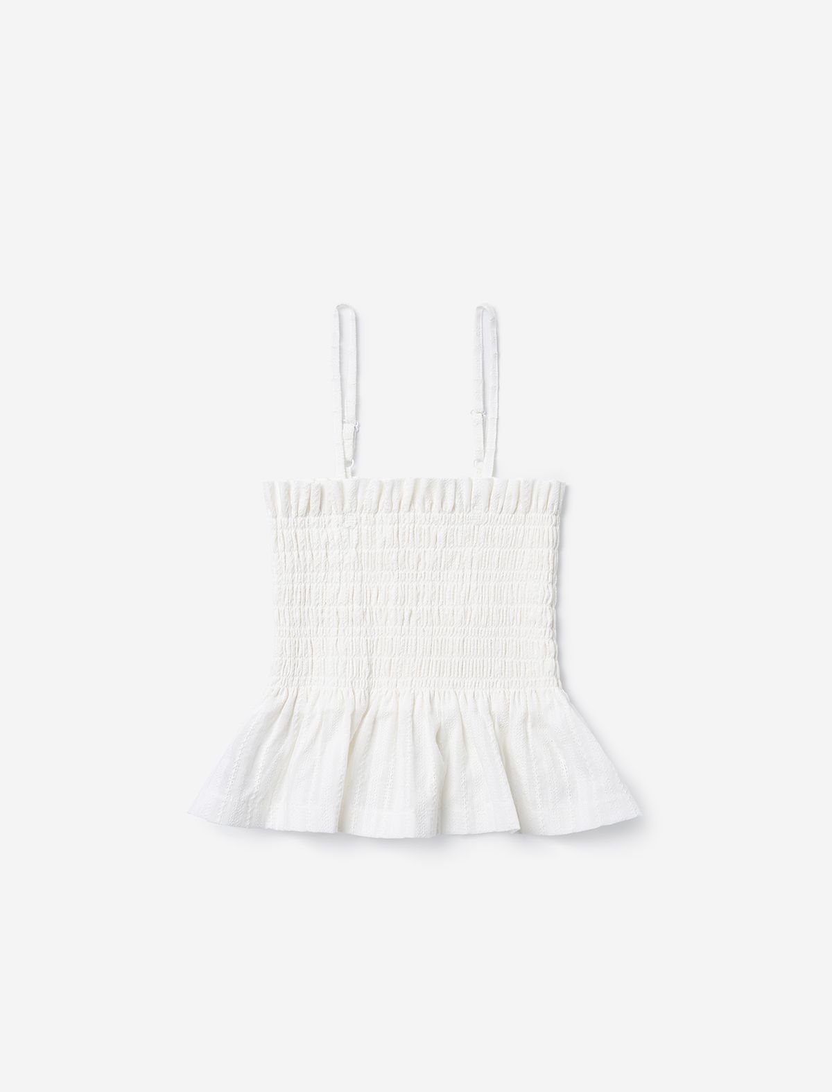 플랫웨이브 인 서울(FLATWAVE IN SEOUL) Lani Smoked Sleeveless White