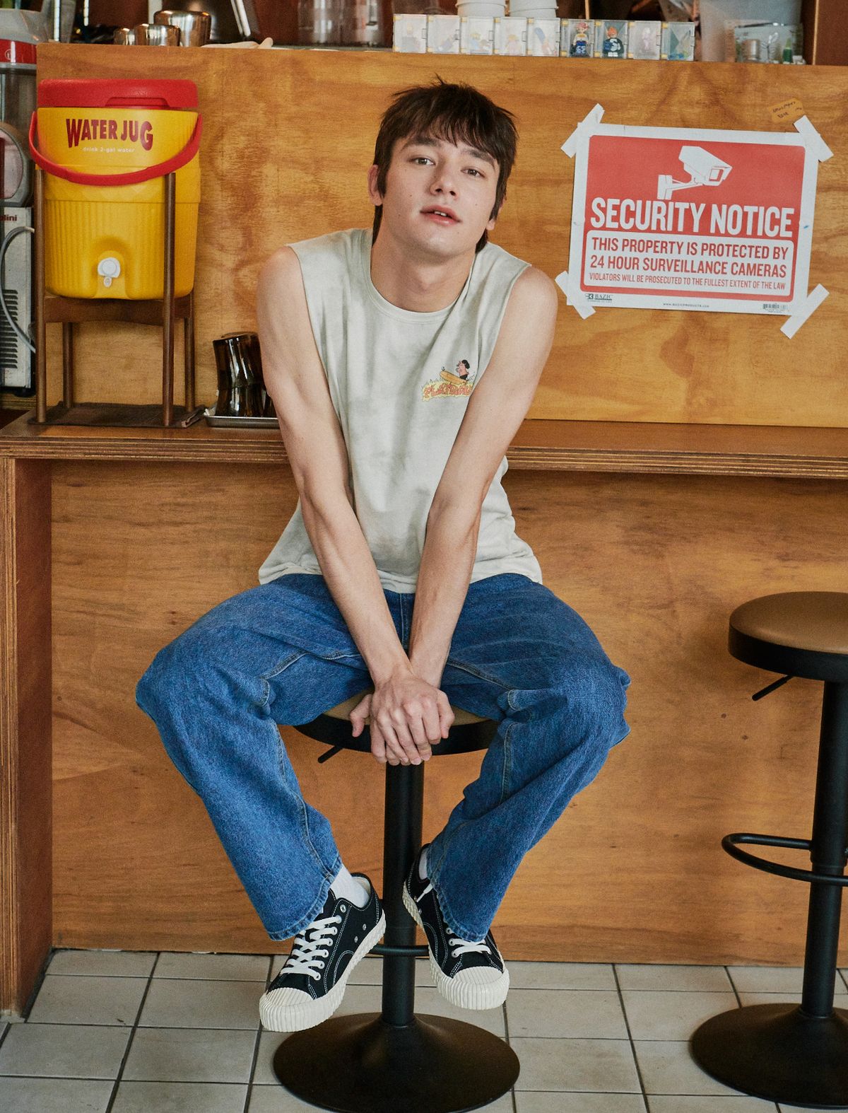 플랫웨이브 인 서울(FLATWAVE IN SEOUL) Ohai Pirnt Muscle Beige
