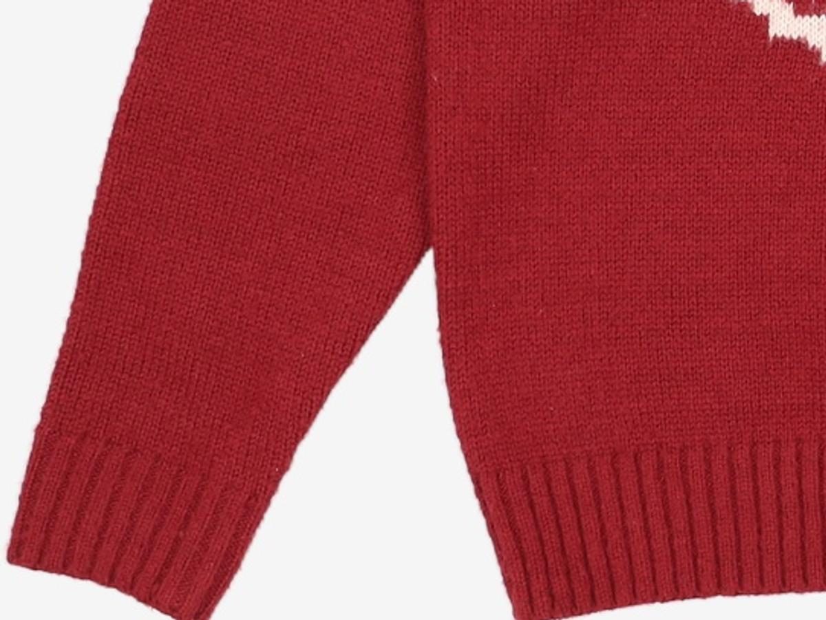 피지컬 디파트먼트(PHYSICAL DEPARTMENT) BIG SNAIL BRUSHED KNIT BURGANDY S