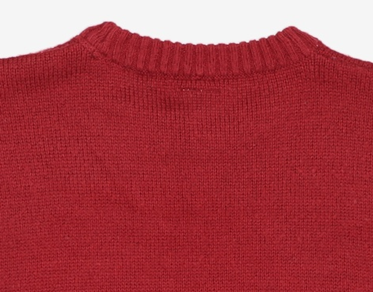 피지컬 디파트먼트(PHYSICAL DEPARTMENT) BIG SNAIL BRUSHED KNIT BURGANDY S