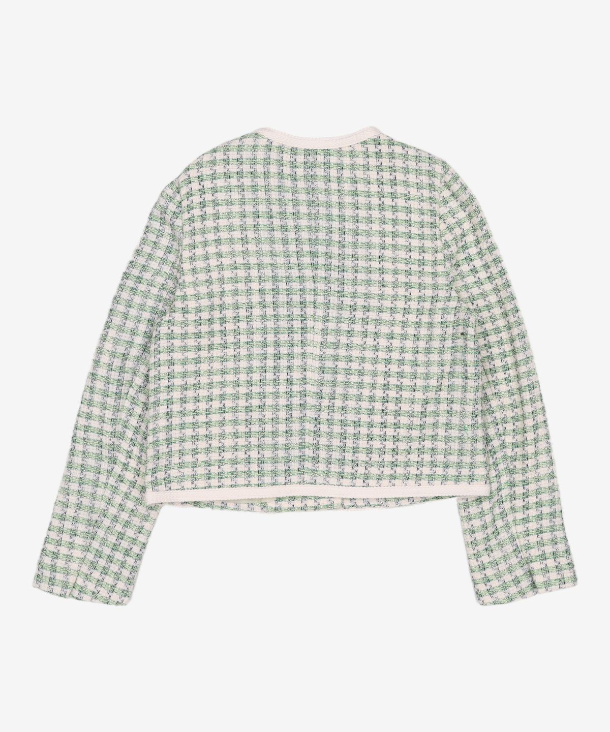 미쏘(MIXXO) 트위드 브이넥 숏 자켓 MIWJKB411G S