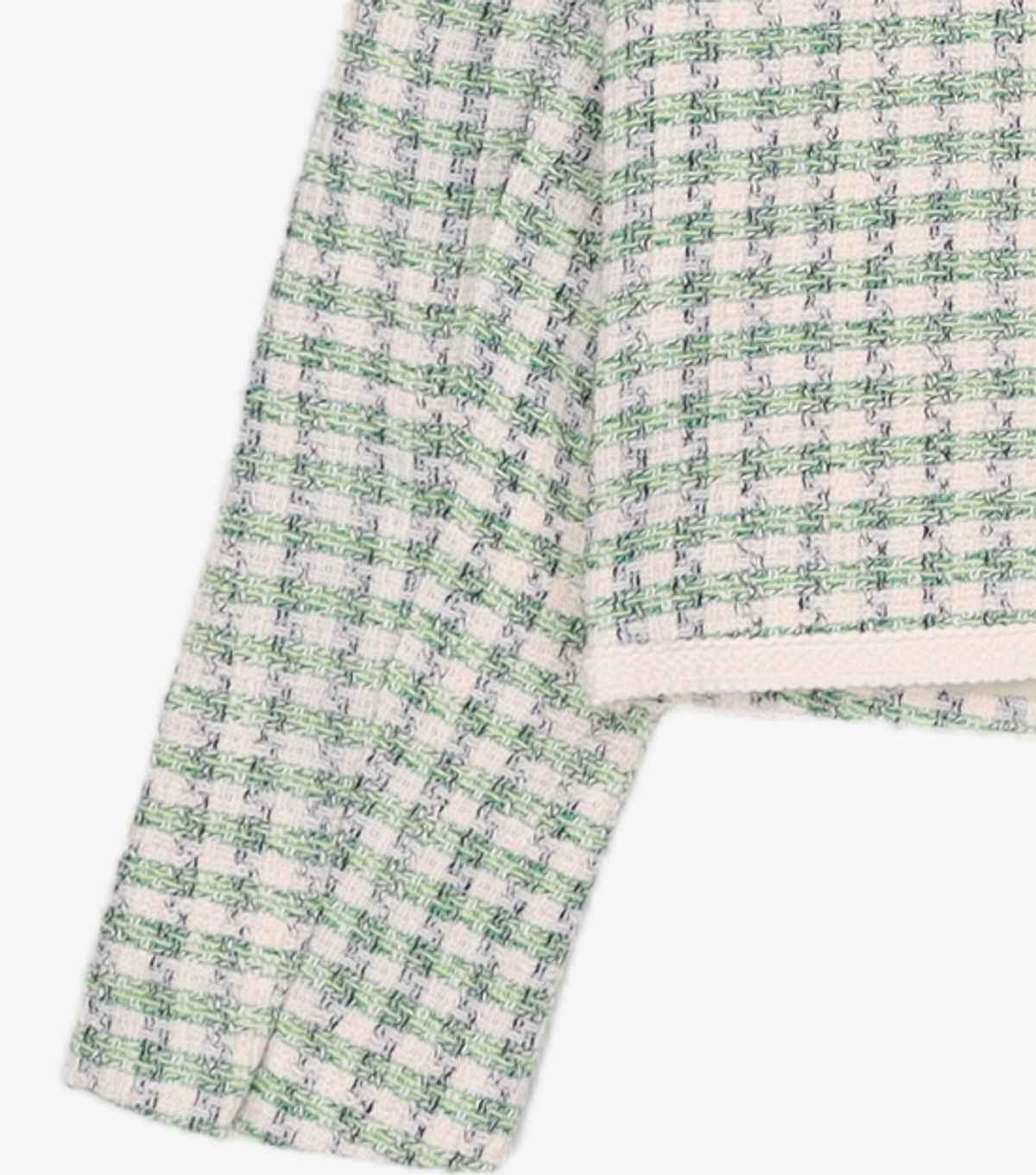미쏘(MIXXO) 트위드 브이넥 숏 자켓 MIWJKB411G S
