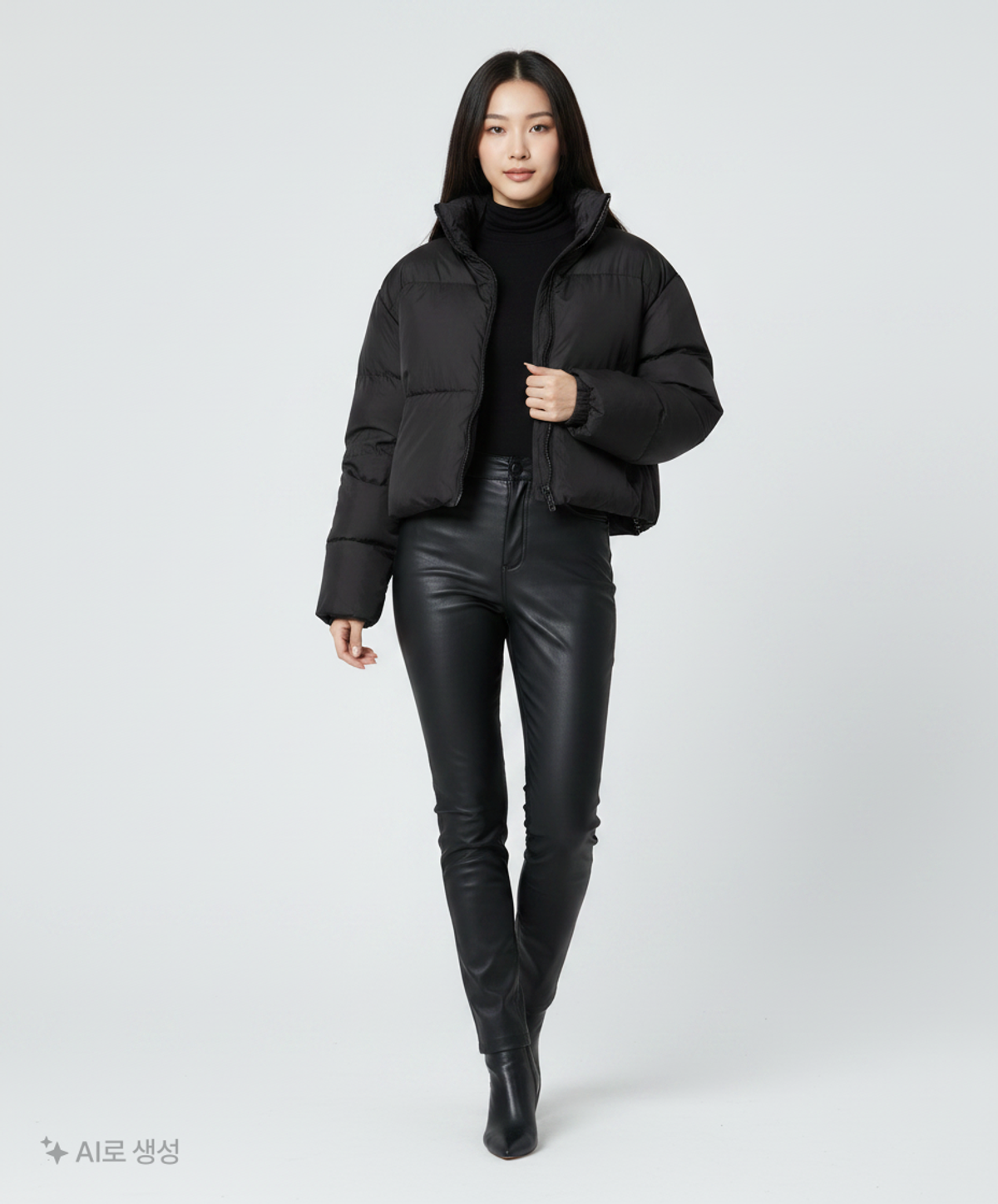 메종미네드(MAISON MINED) INSIDEOUT PUFFER GOOSE DOWN BLACK L