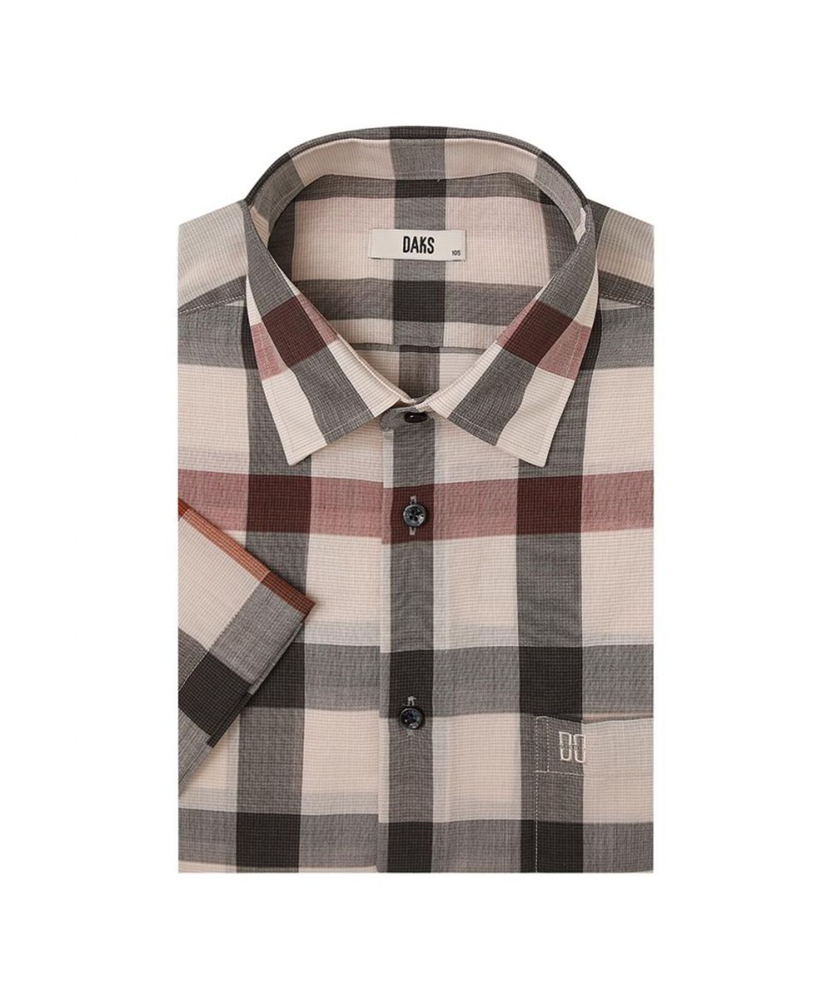 닥스셔츠(DAKS SHIRTS) 케어 울혼방 하우스체크 캐주얼 셔츠_DMS1SHCS142I1