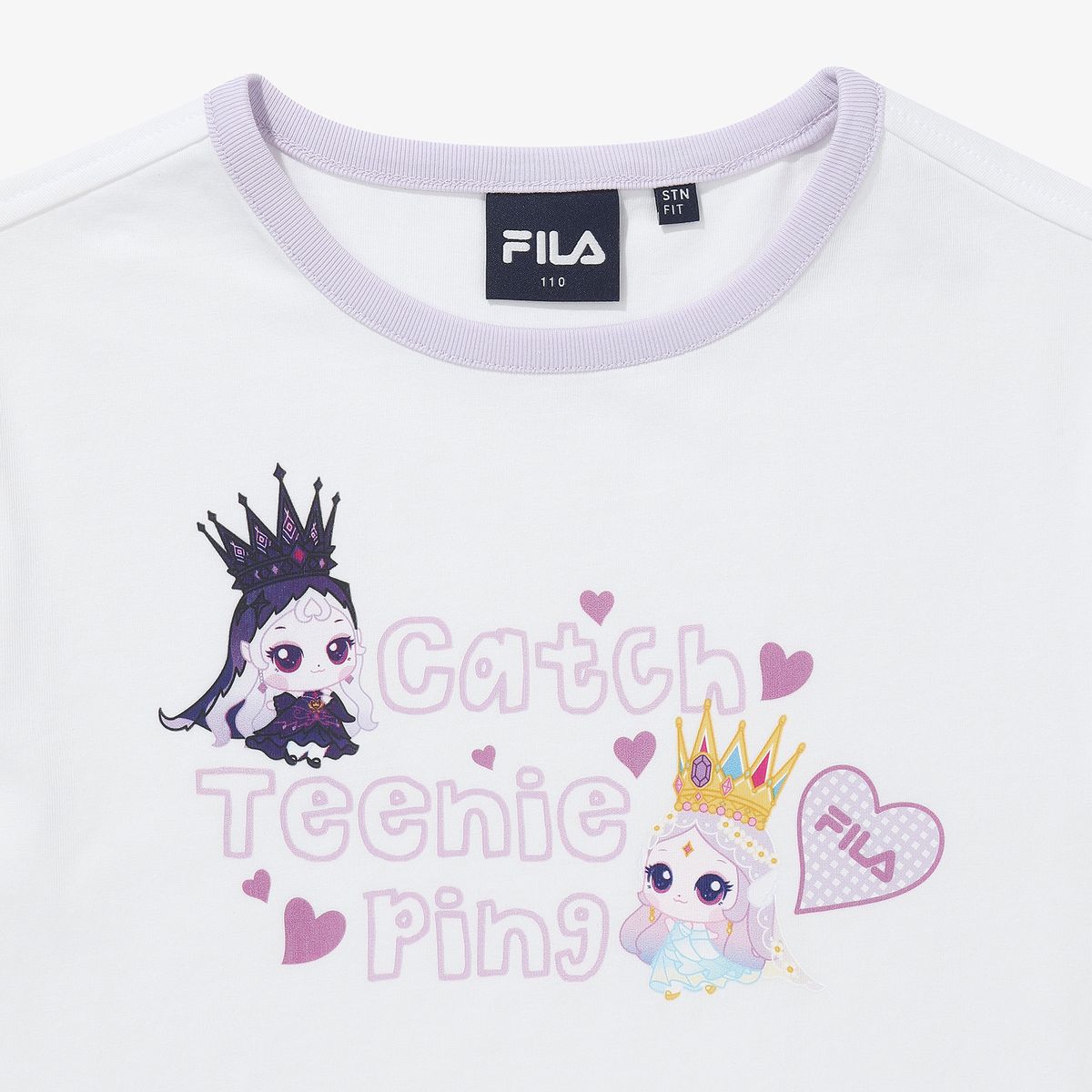 휠라 키즈(FILA KIDS) 프린세스 캐치! 티니핑 시어서커 셋업