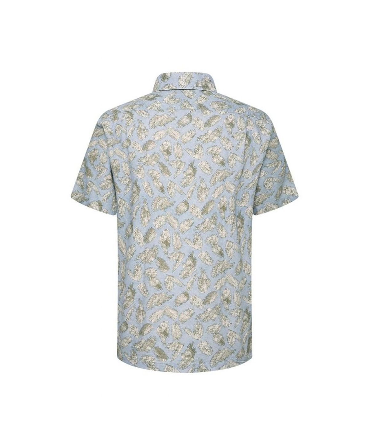 닥스셔츠(DAKS SHIRTS) 케어 린넨혼방 리프 프린팅셔츠_DMS1SHCS130B1
