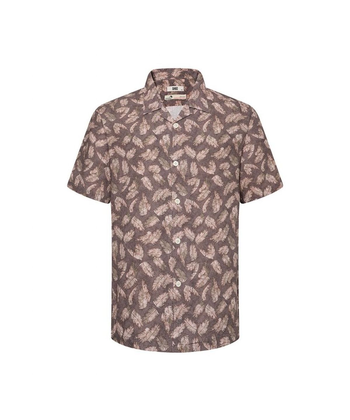 닥스셔츠(DAKS SHIRTS) 케어 린넨혼방 리프 프린팅셔츠_DMS1SHCS130W1