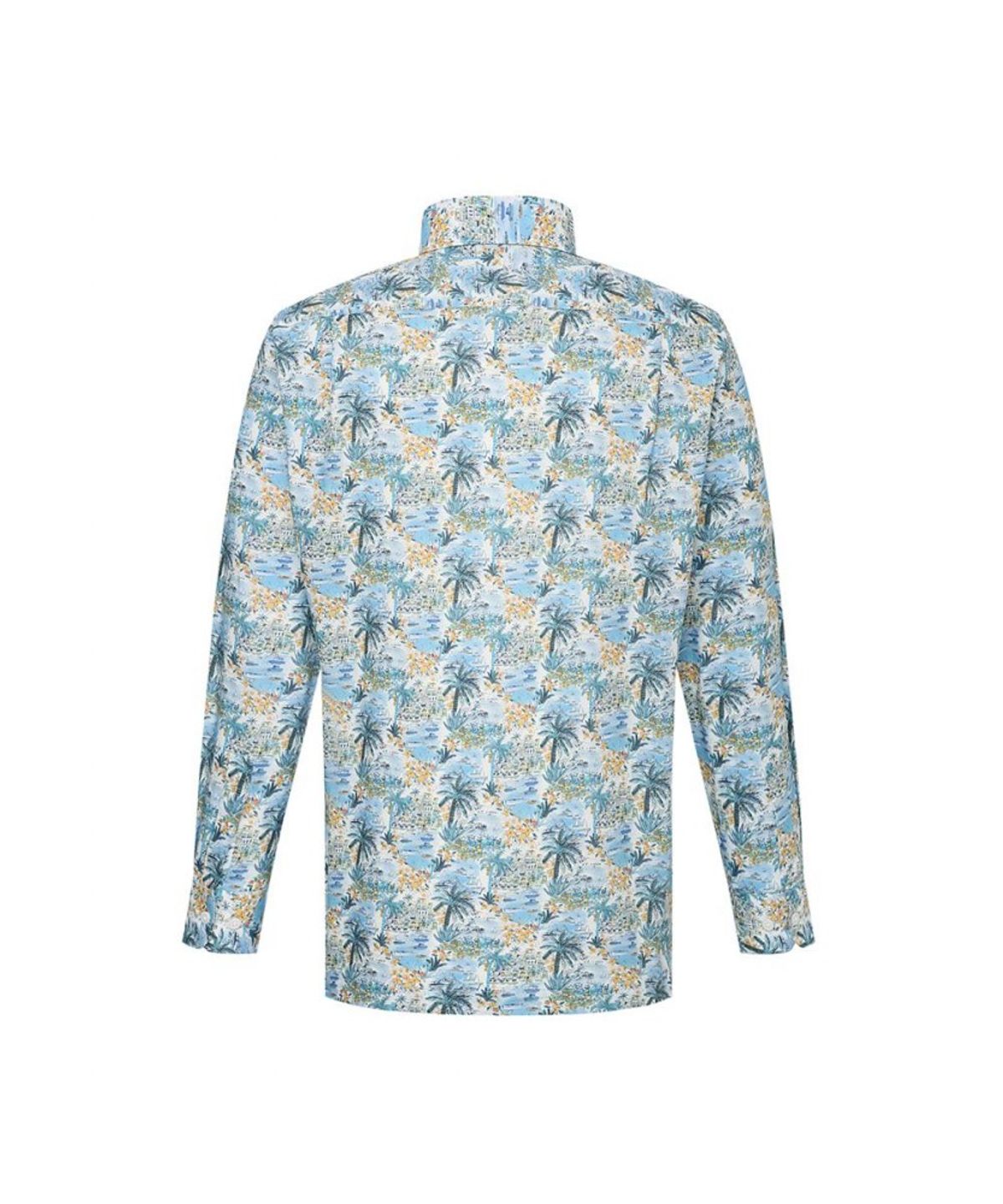닥스셔츠(DAKS SHIRTS) 케어 린넨혼방 트로피컬 프린팅셔츠_DMS1SHCL130B1