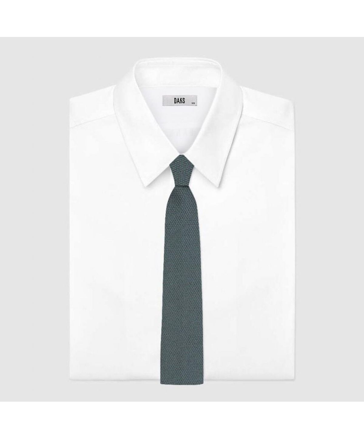 닥스셔츠(DAKS SHIRTS) 실크혼방 슬림 솔리드 넥타이 그린_DKF1ACF1274E1