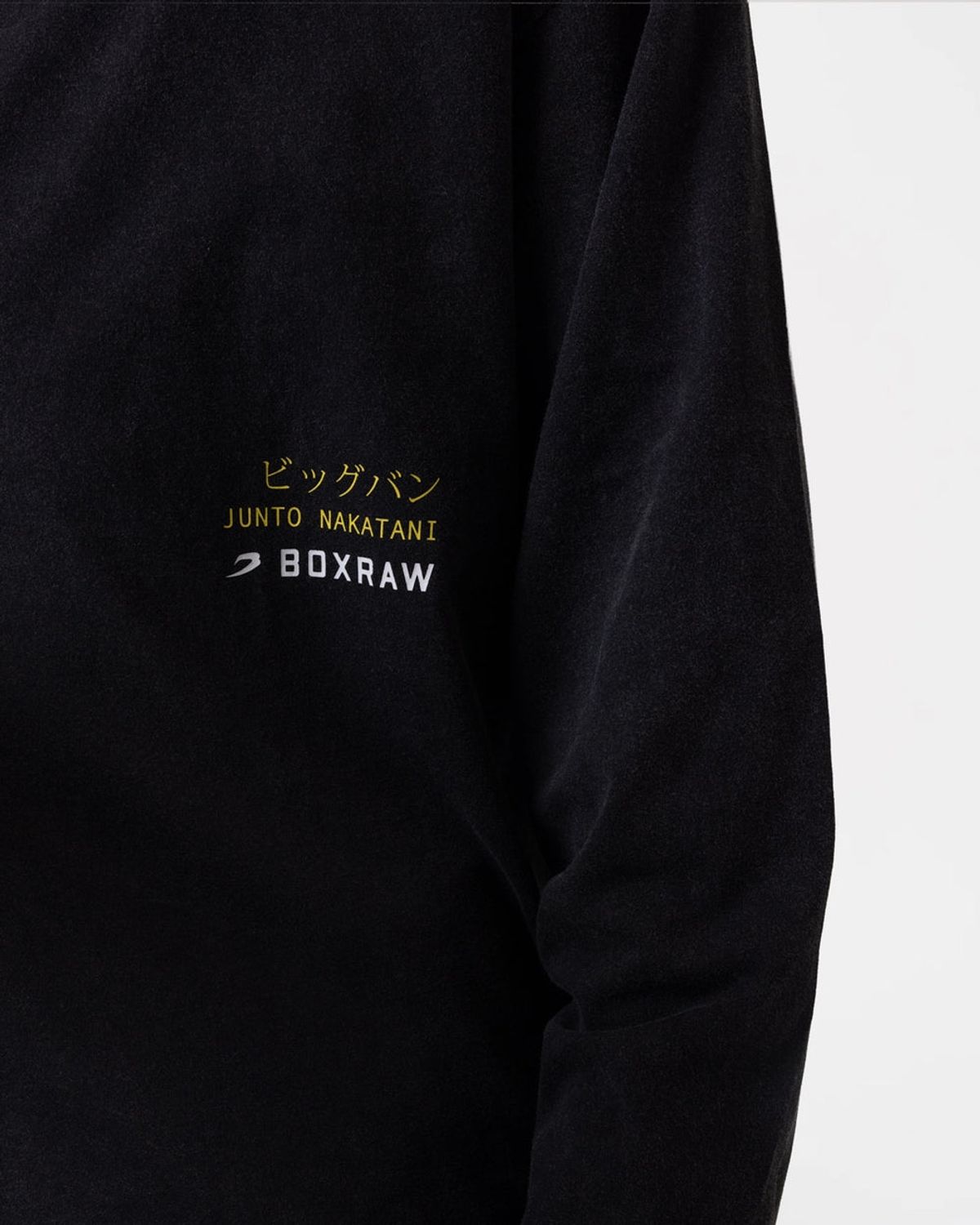 복스로(BOXRAW) 나카타니 x 스파링 클럽 롱슬리브 티셔츠 JUNTO-SPCLLST [워시드 블랙]
