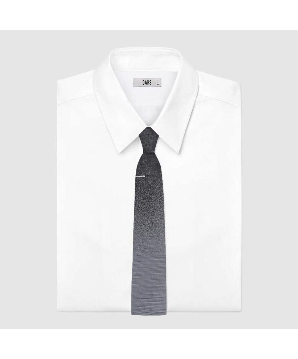 닥스셔츠(DAKS SHIRTS) 큐빅 원포인트 넥타이 그레이_DLG1ACF1205G1