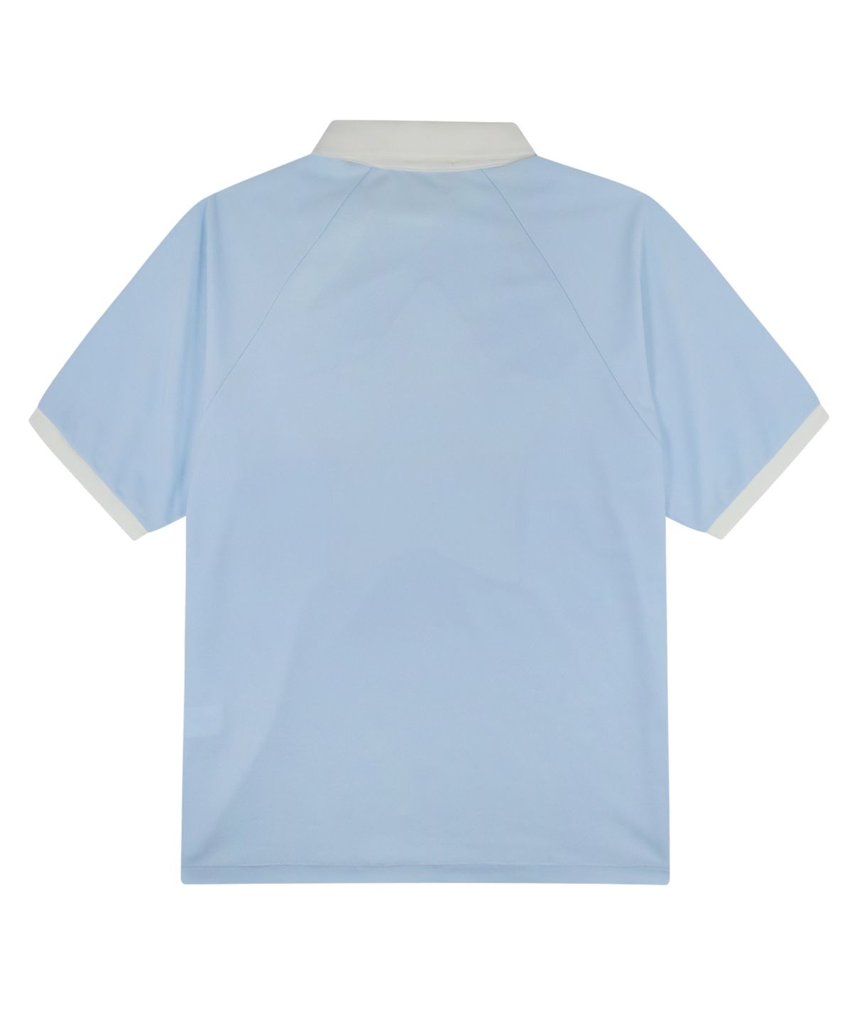 오호스(OJOS) Side Neck Over Collar Tee / Light Blue