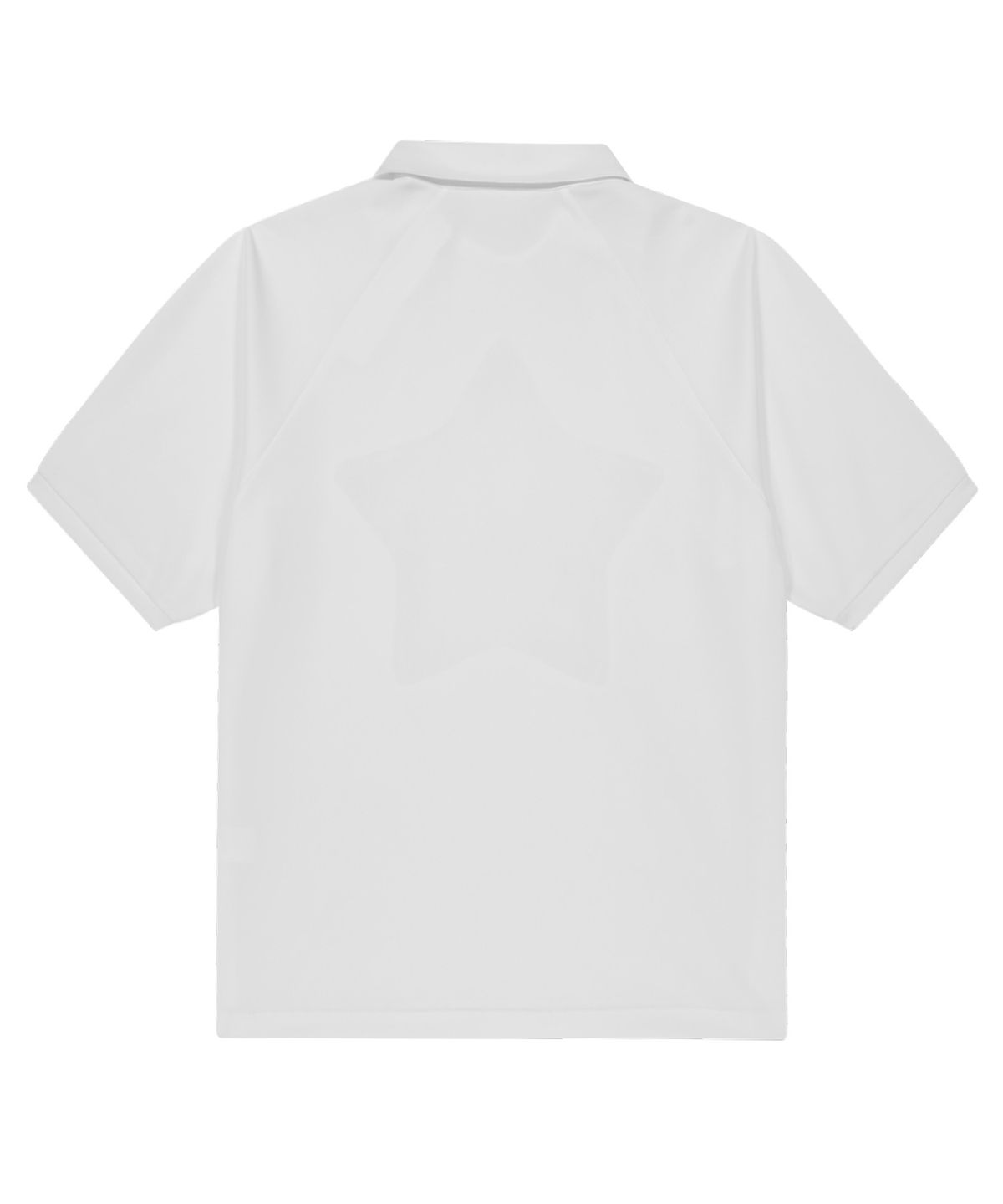 오호스(OJOS) Side Neck Over Collar Tee / Off White