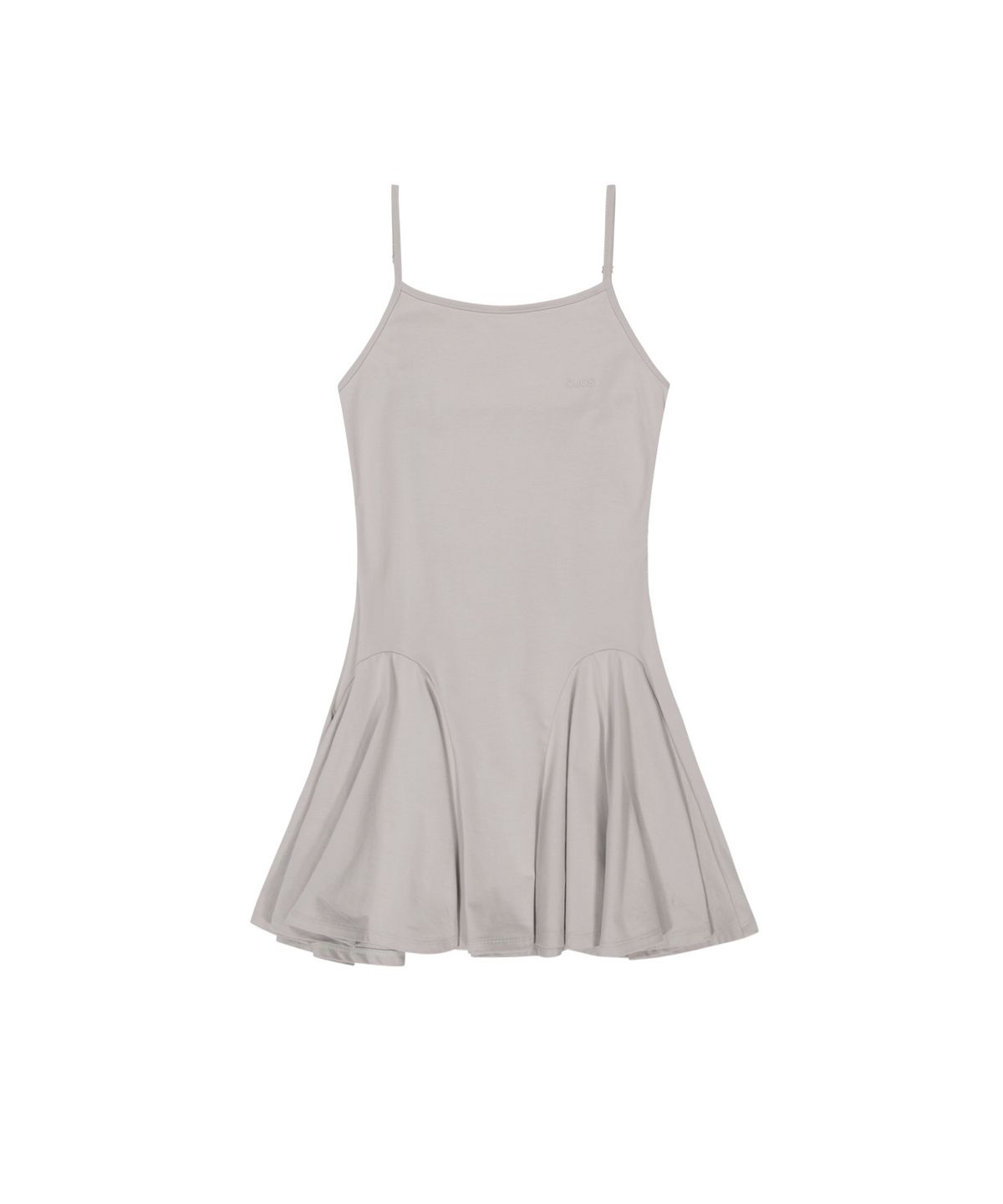 오호스(OJOS) Back Strap Flare Dress / Grey