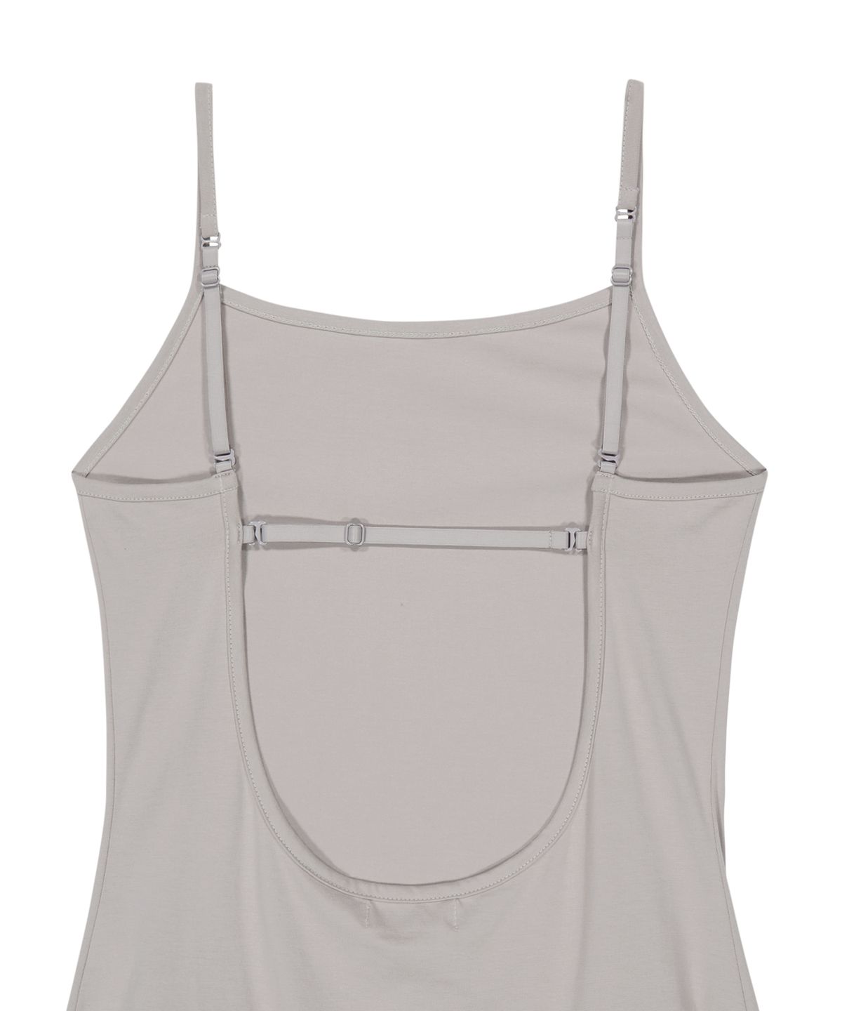 오호스(OJOS) Back Strap Flare Dress / Grey