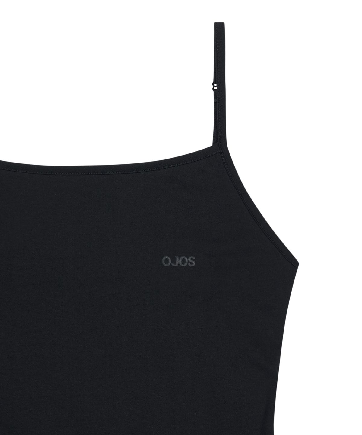 오호스(OJOS) Back Strap Flare Dress / Black