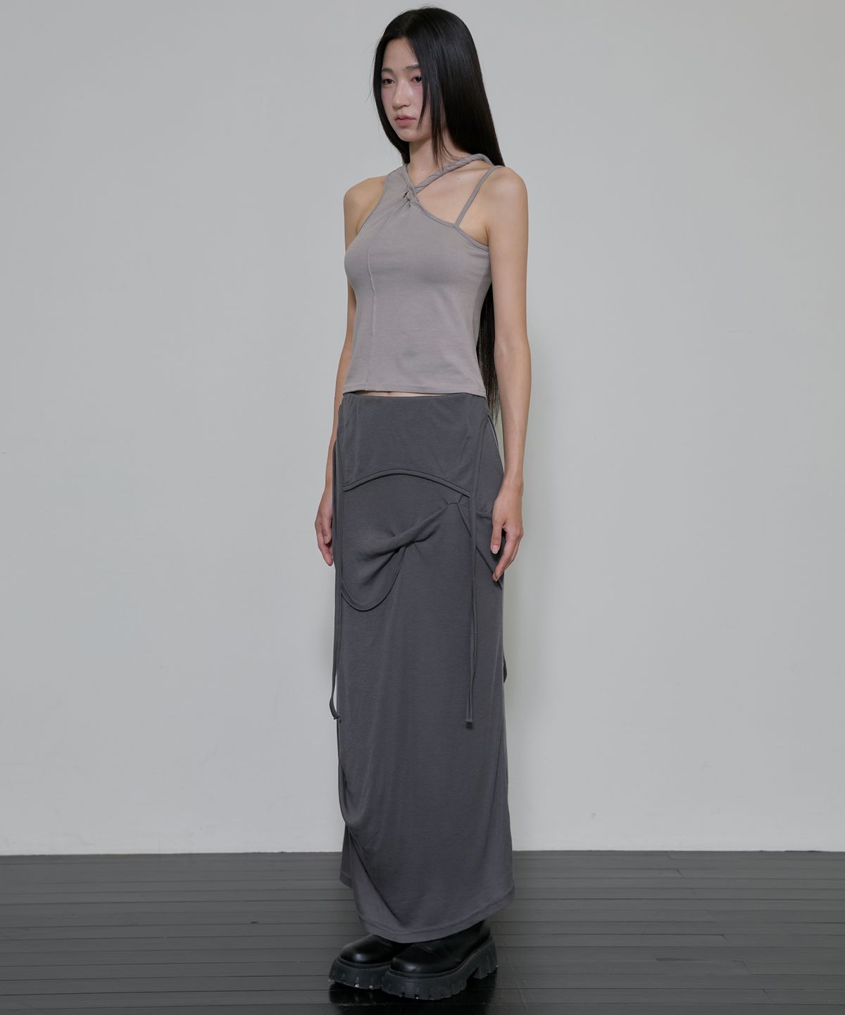 플레어업(FLAREUP) Braided Sleeveless (FL-143_Gray)