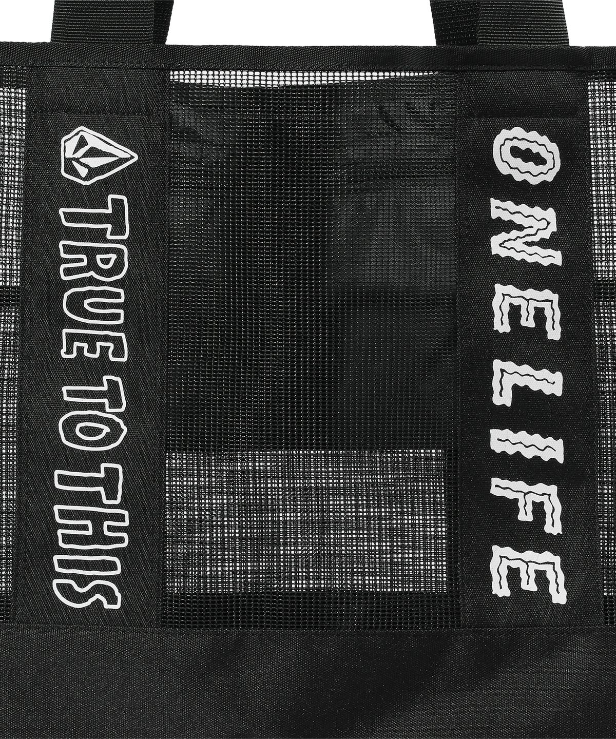 볼컴(VOLCOM) [볼컴x원라이프] 썸머 메쉬 토트백(블랙)