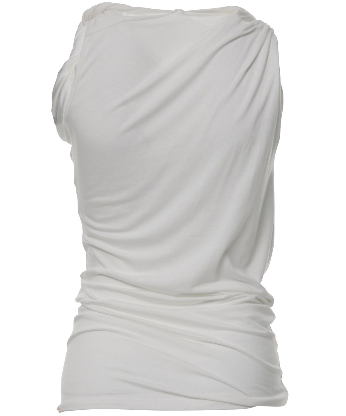 플레어업(FLAREUP) Braided Asymmetrical Sleeveless (FL-166_White)