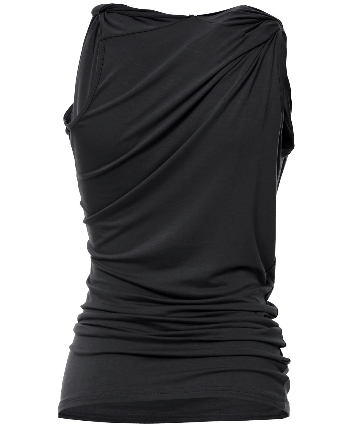 플레어업(FLAREUP) Braided Asymmetrical Sleeveless (FL-166_Black)