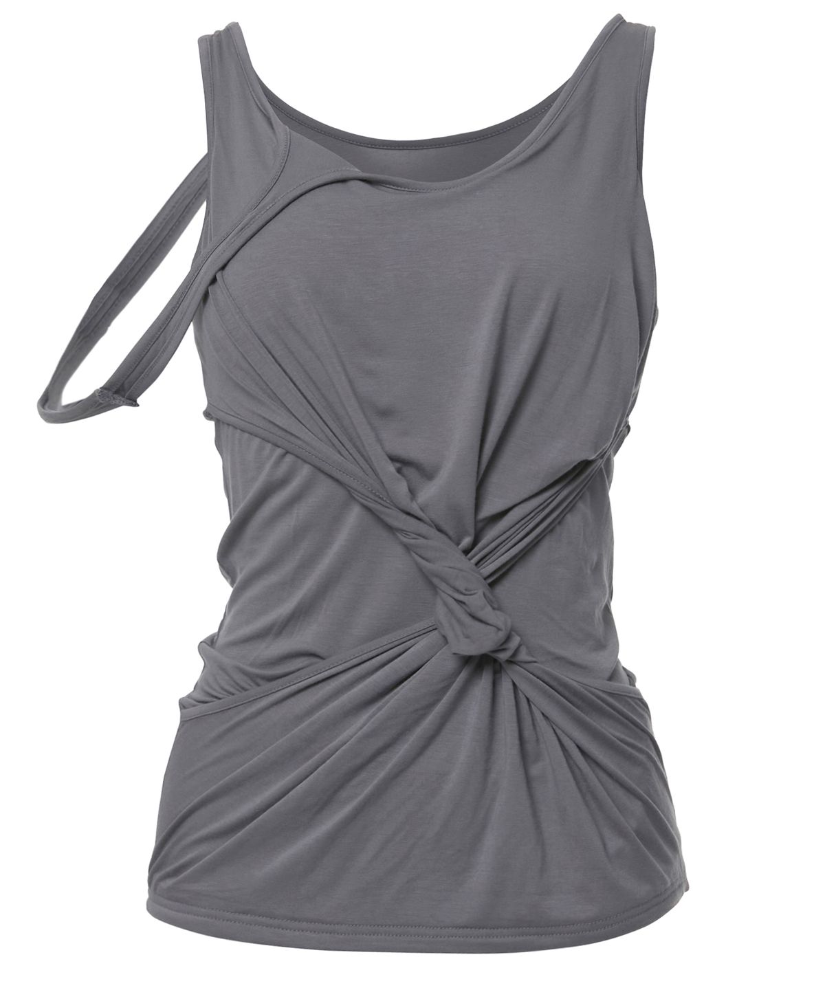 플레어업(FLAREUP) Asymmetrical Sleeveless (FL-173_Gray)