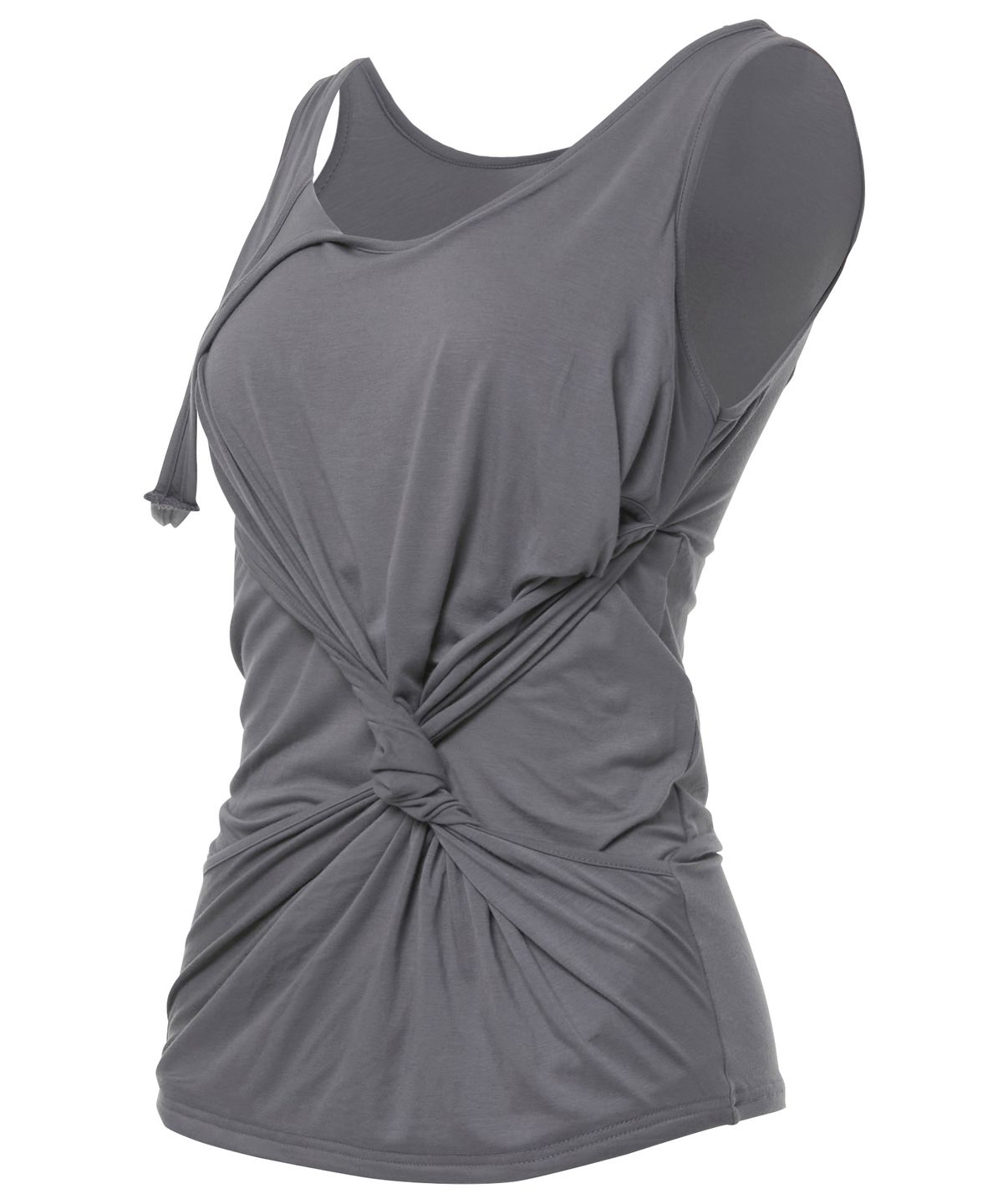 플레어업(FLAREUP) Asymmetrical Sleeveless (FL-173_Gray)