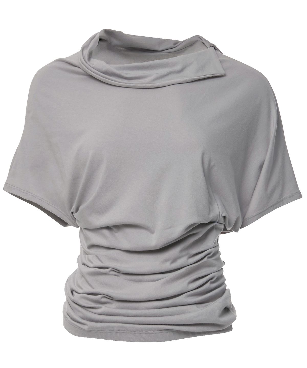 플레어업(FLAREUP) Oversized Asymmetrical T-Shirt (FL-177_Gray)