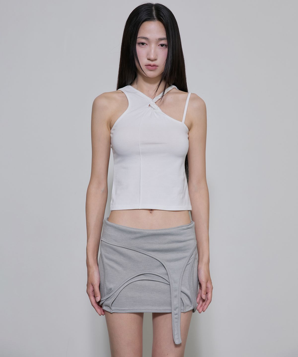 플레어업(FLAREUP) 4-Layered Skirt (FL-268_Gray)
